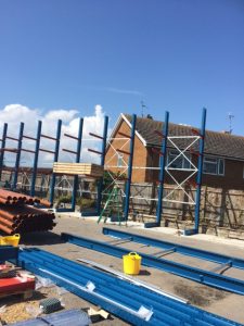 Cantilever Racking Installation